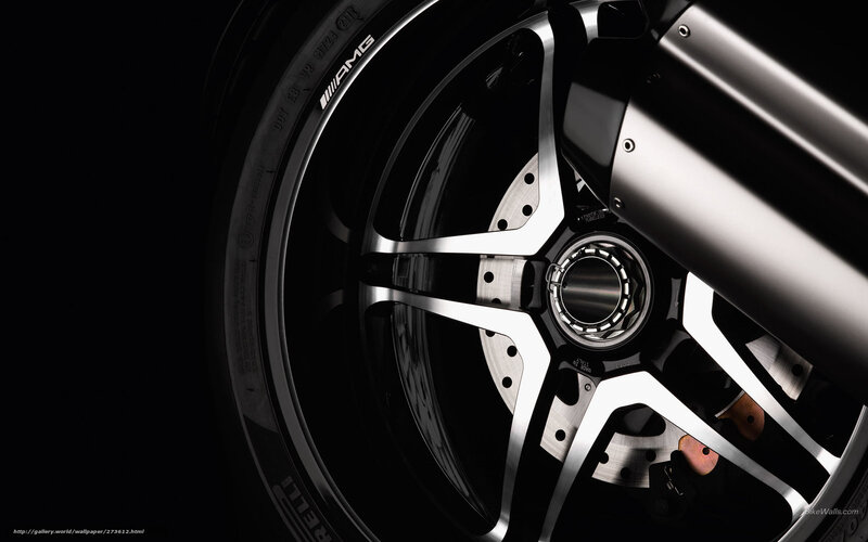 Close-up of Car Wheel — Black, Dramatic