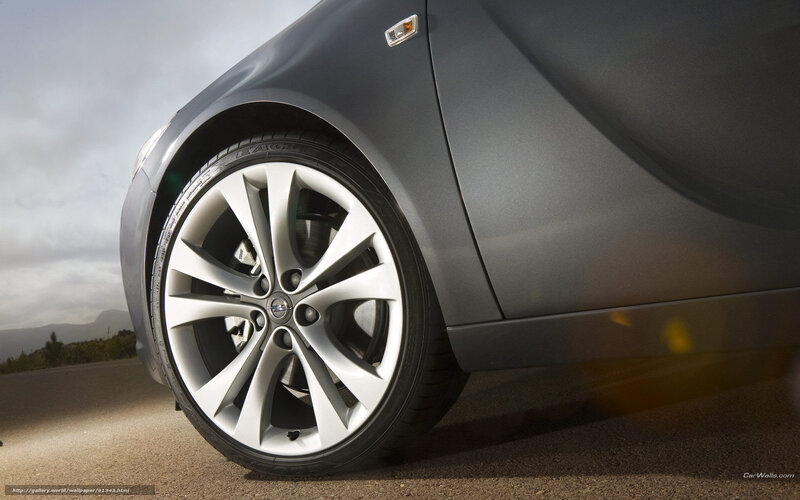 Close-up of Car Wheel — Gray, Dramatic