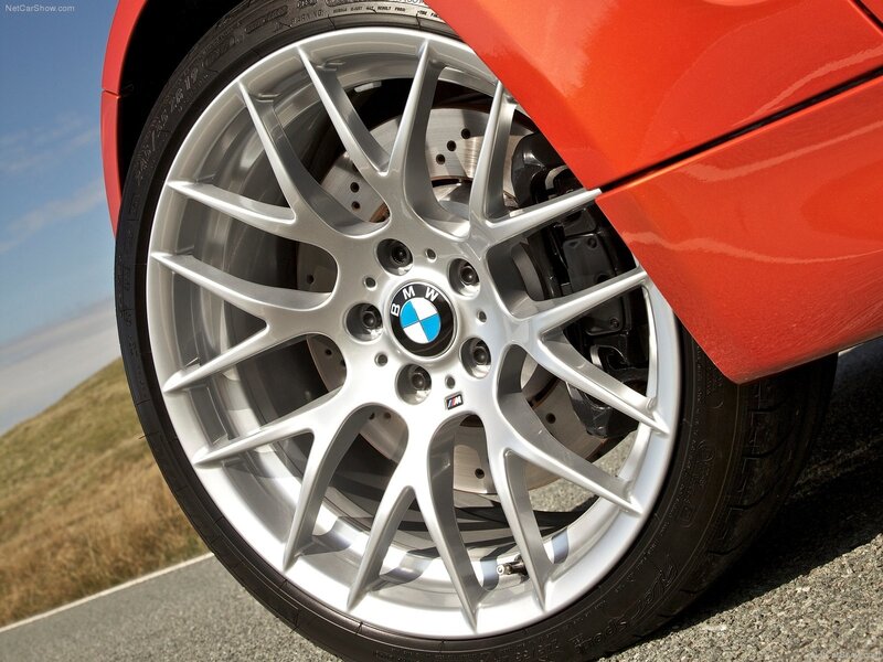 Close-up of Car Wheel — Red