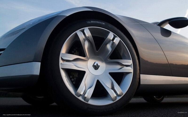 Close-up of Car Wheel — Silver, Dramatic