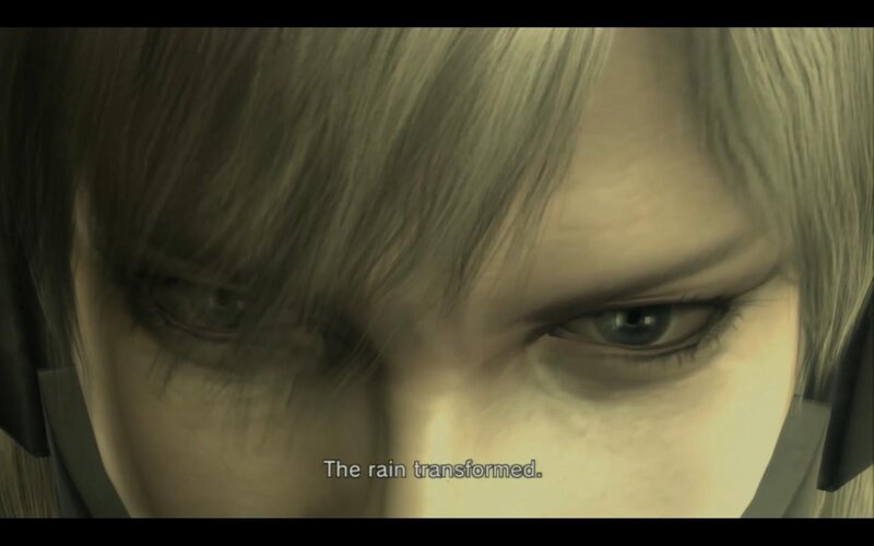 close-up of character eyes