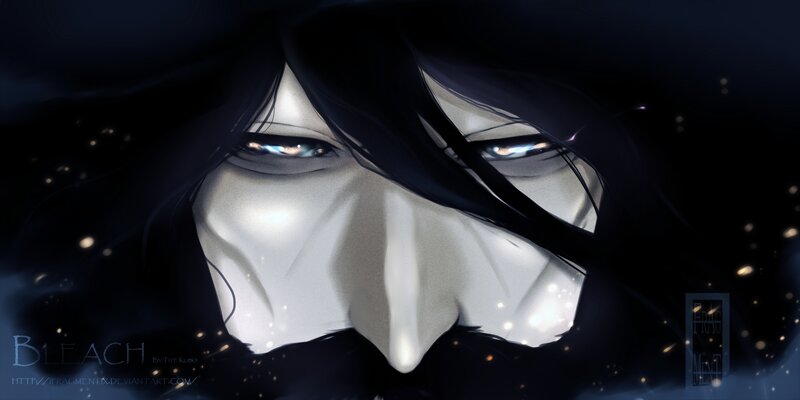 Close-up of Character Face — Black