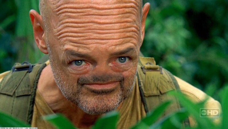 close-up of character in jungle