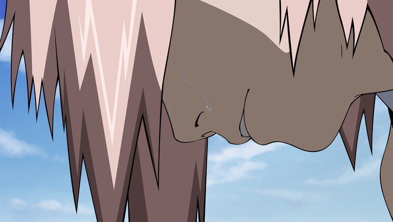 Close-up of Character's Face — Blue