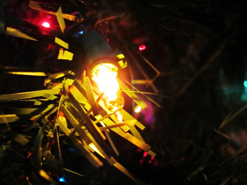 Close-up of Christmas Light