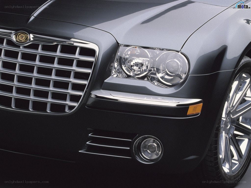 close-up of chrysler grille