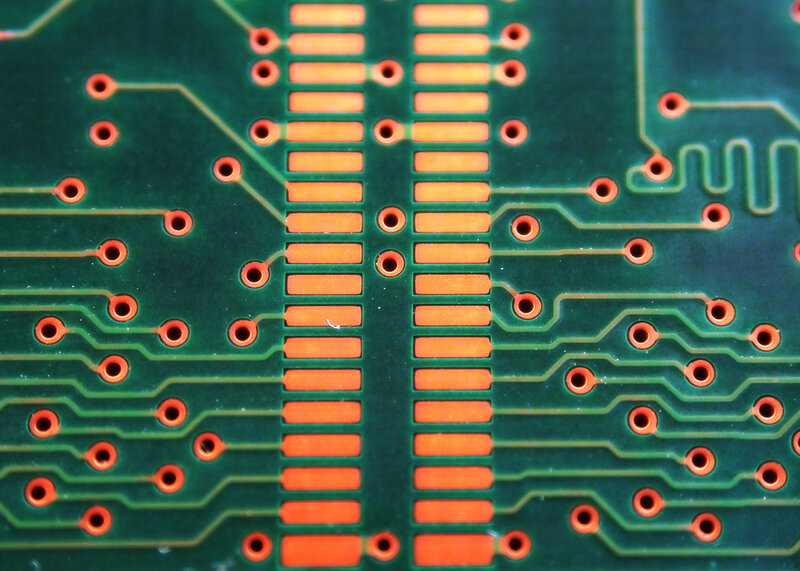 Close-up of circuit board
