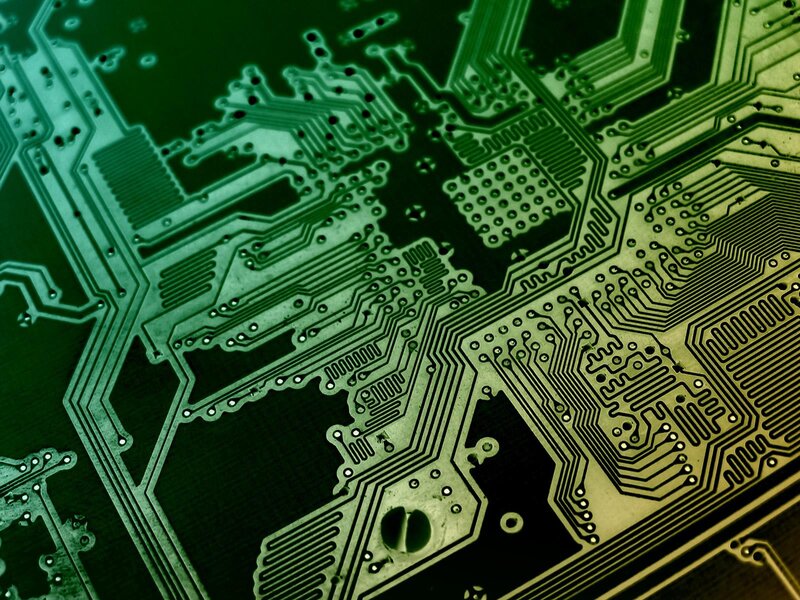 Close-up of circuit board