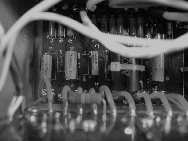 close-up of circuit board