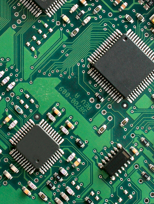 Close-up of circuit board