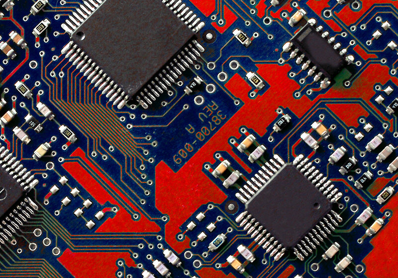 Close-up of circuit board