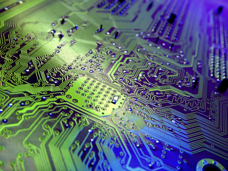Close-up of circuit board