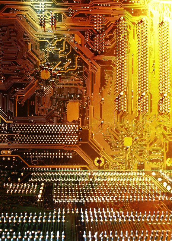 Close-up of circuit board