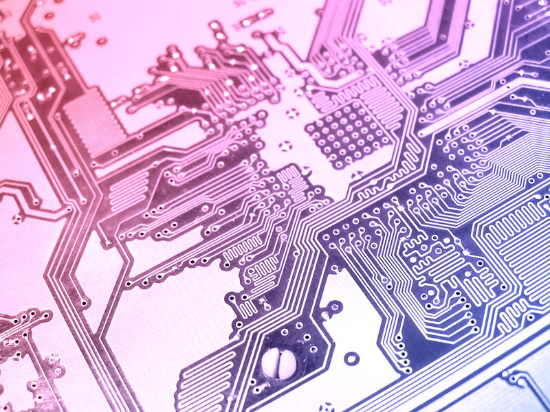 Close-up of circuit board