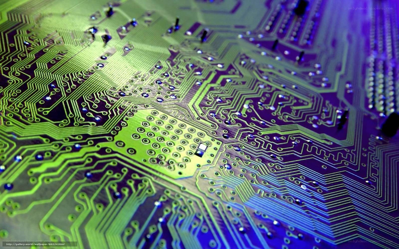 close-up of circuit board
