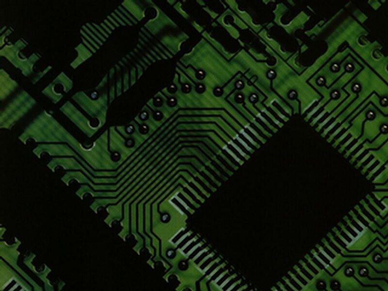 Close-up of circuit board