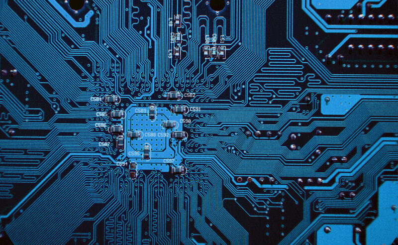 Close-up of circuit board