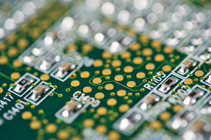 Close-up of circuit board