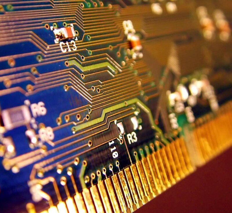 Close-up of circuit board