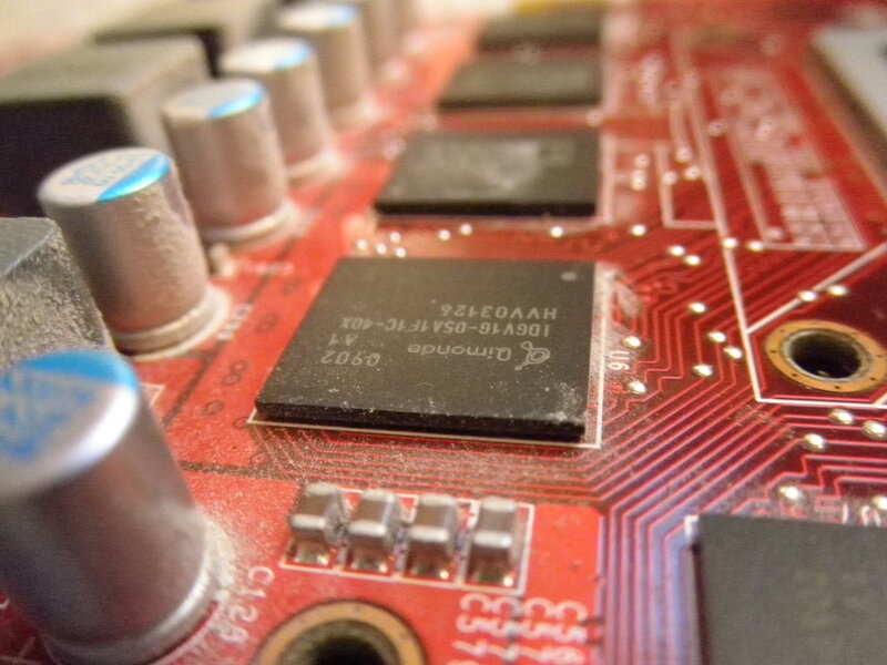 close-up of circuit board