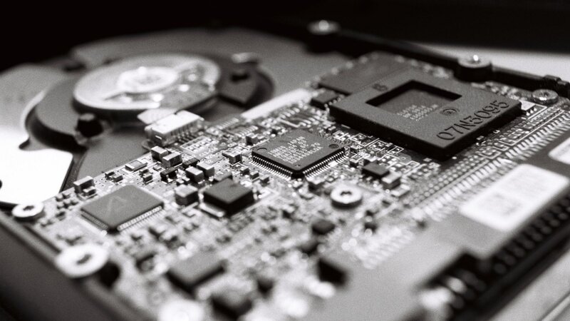 Close-up of circuit board