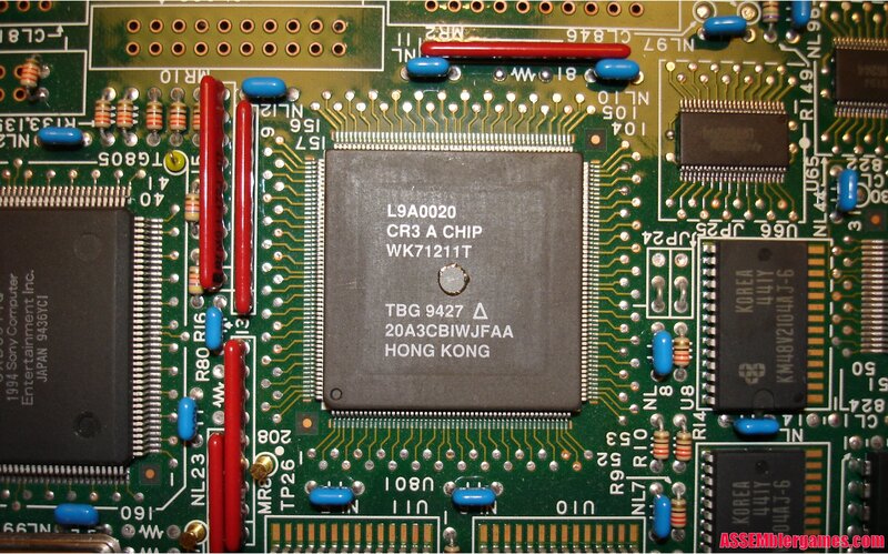 close-up of circuit board