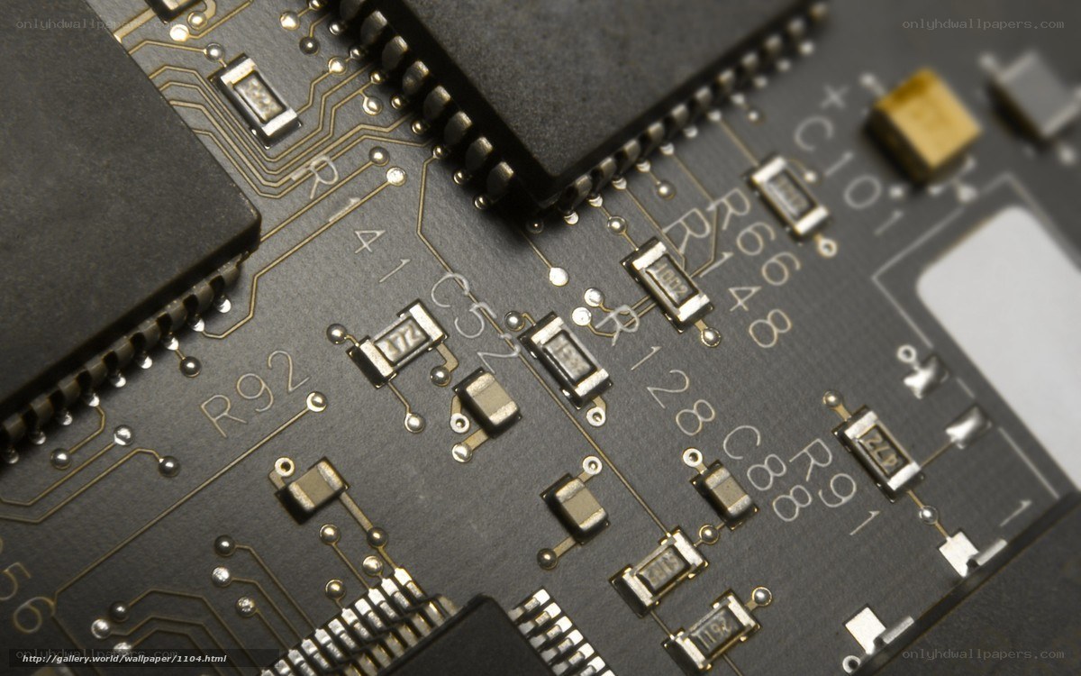 Close-up of circuit board
