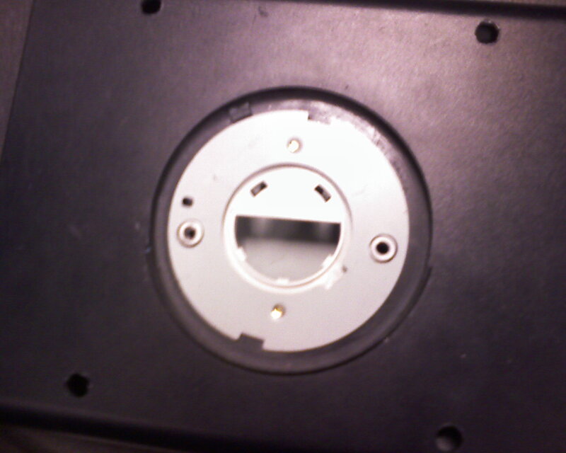close-up of circular component