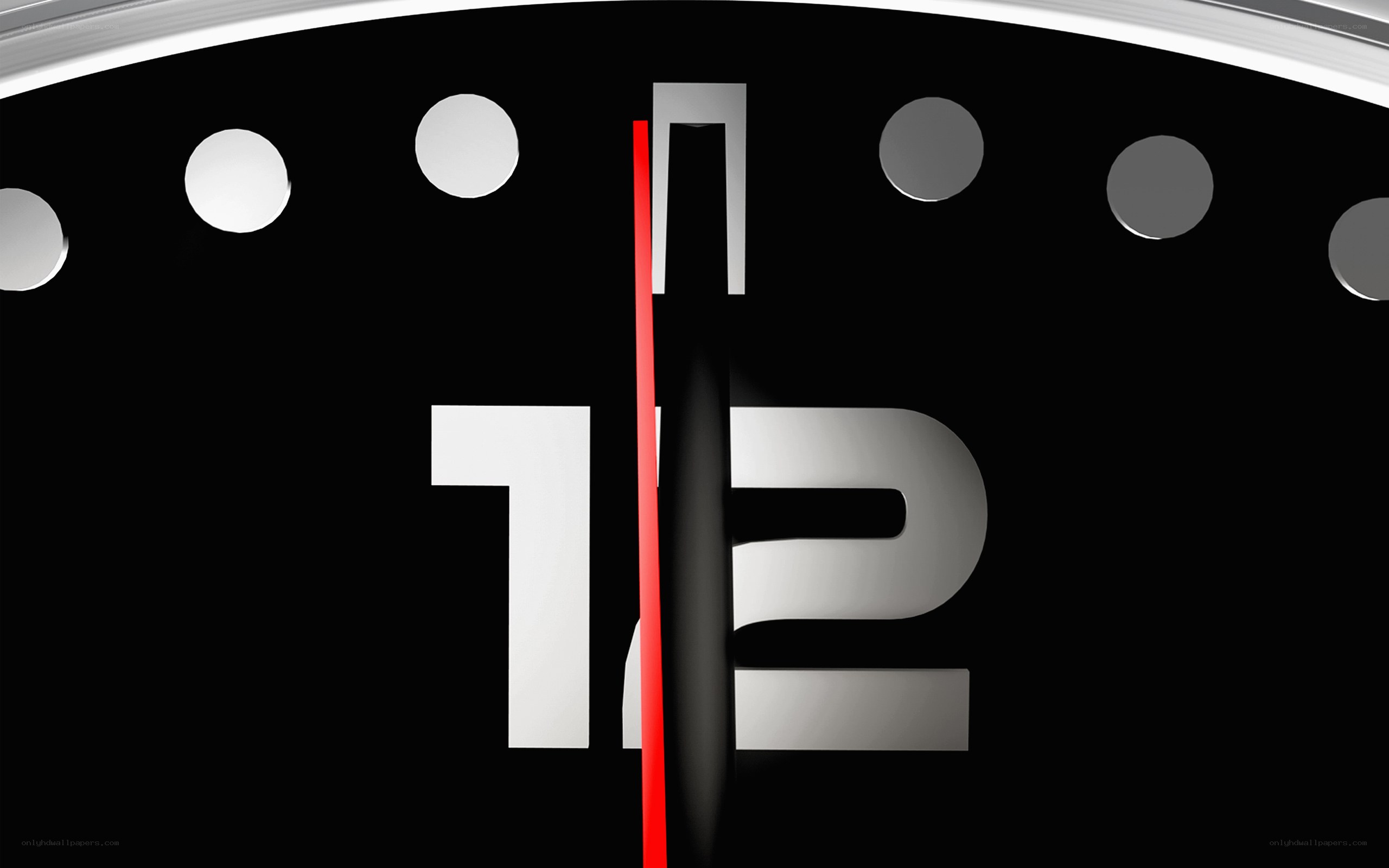 close-up of clock face