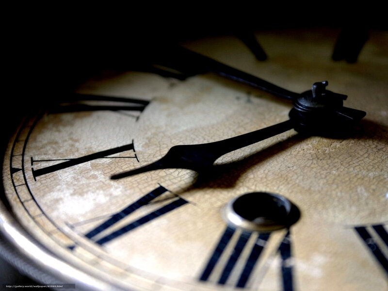 Close-up of Clock Face — Beige, Dramatic, Photograph