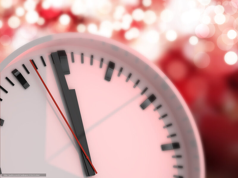 Close-up of Clock Face — White, Calm