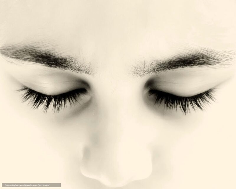 Close-up of closed eyes
