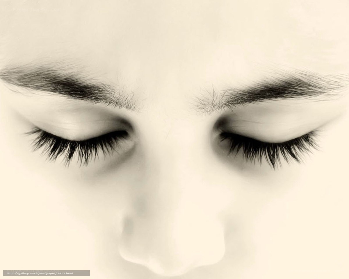Close-up of closed eyes