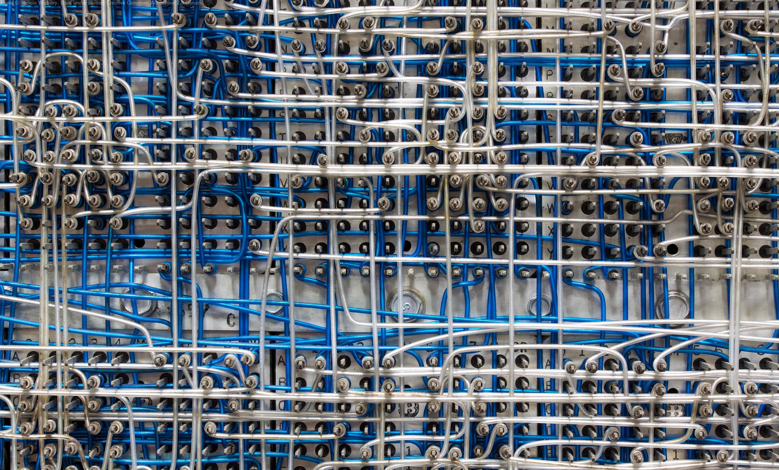 Close-up of computer circuitry
