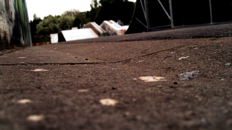 close-up of concrete ground