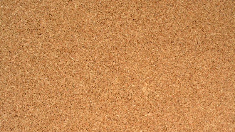 close-up of cork surface