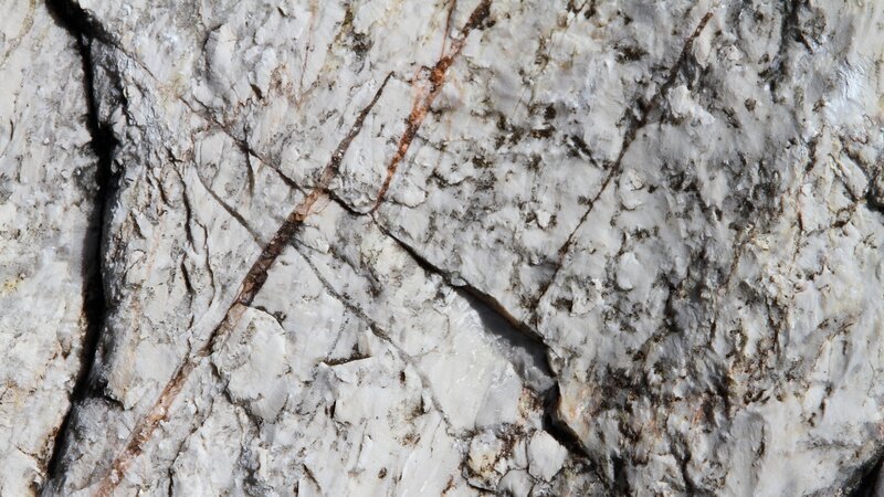 Close-up of Cracked Rock
