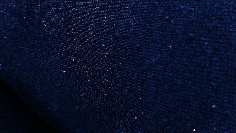 Close-up of Dark Blue Fabric