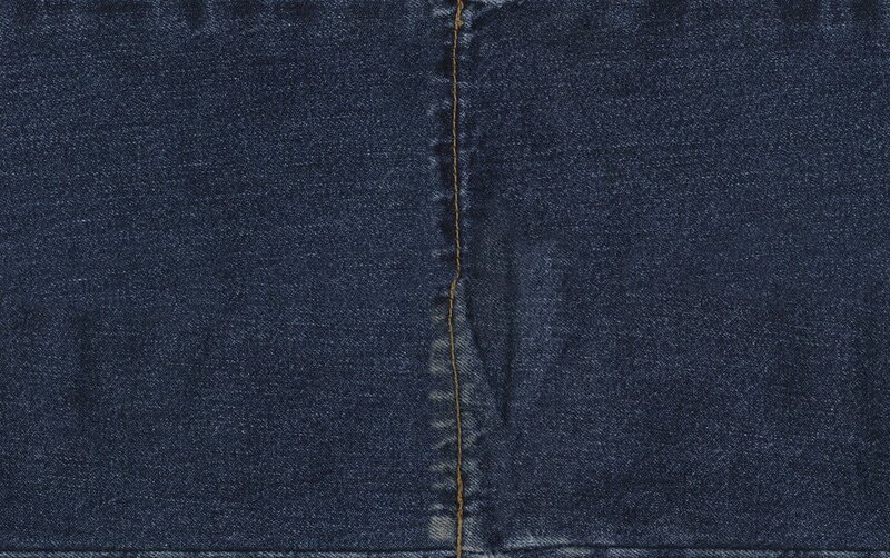 close-up of denim fabric