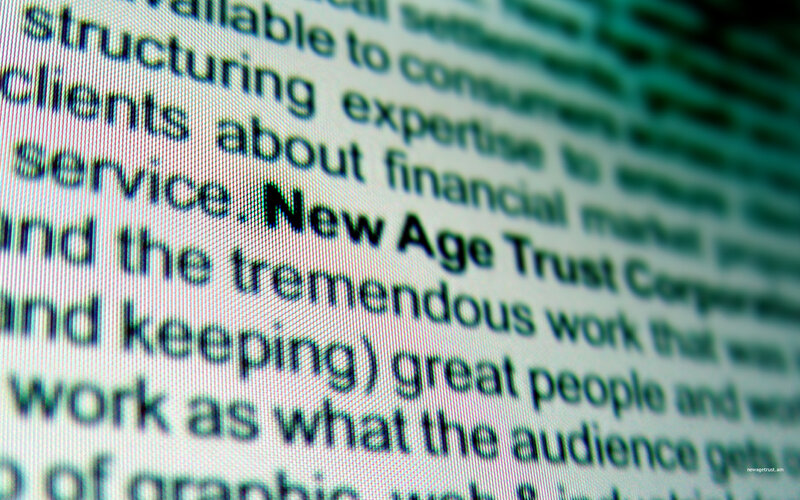 close-up of digital text