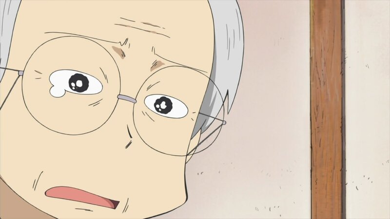 close-up of elderly man