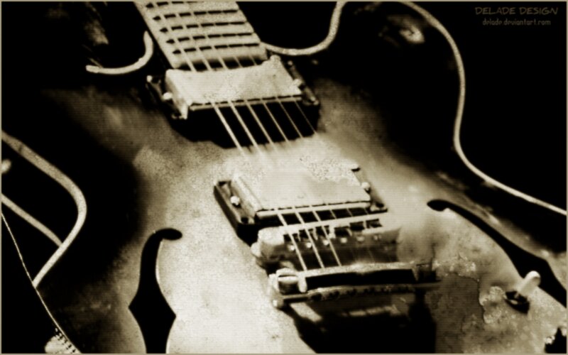 close-up of electric guitar