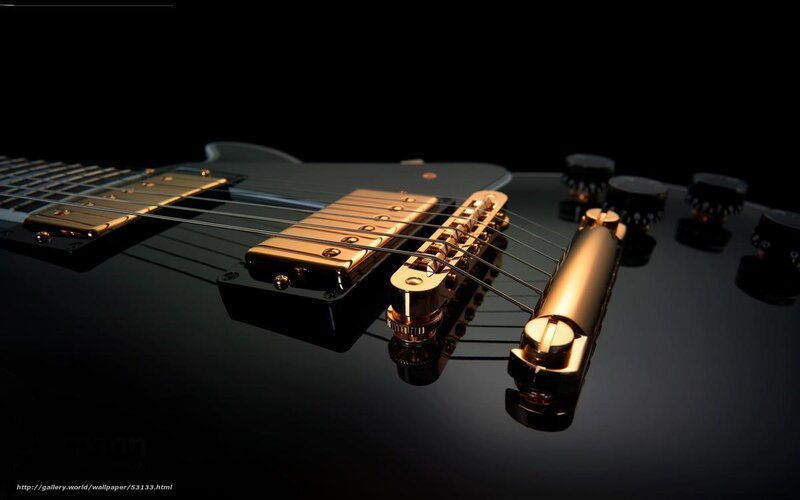 Close-up of Electric Guitar — Black, Dramatic, Photograph, Guitar Strings, Pickups