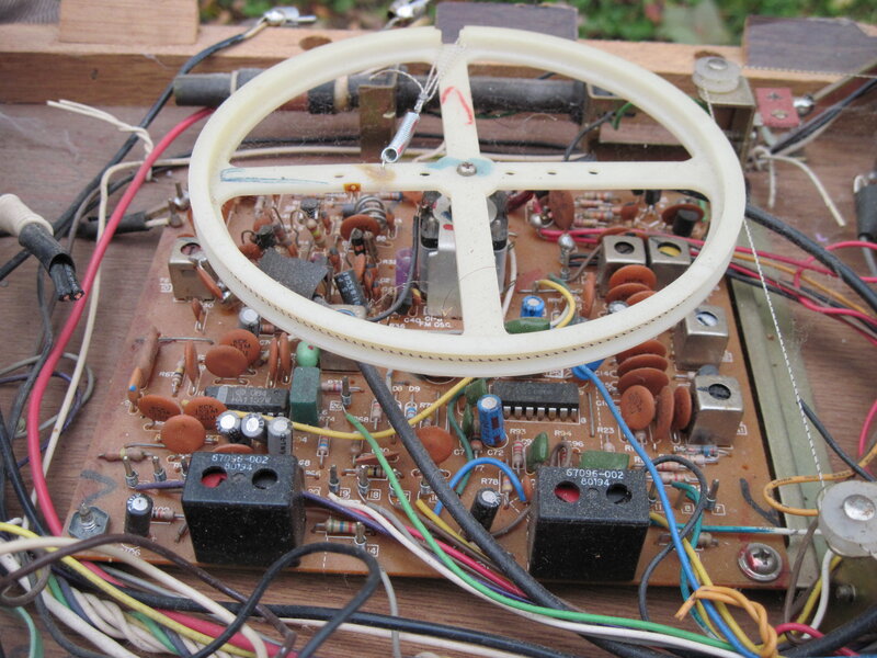 close-up of electronic circuit board