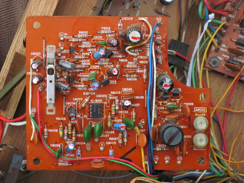 close-up of electronic circuit board