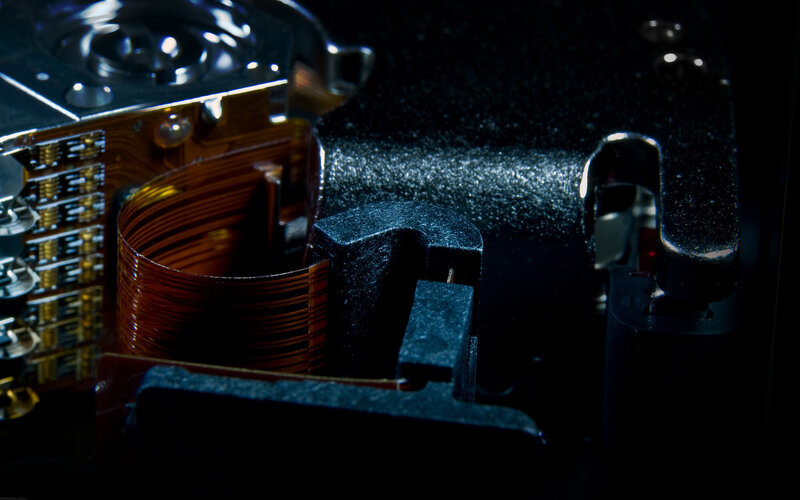 Close-up of electronic components
