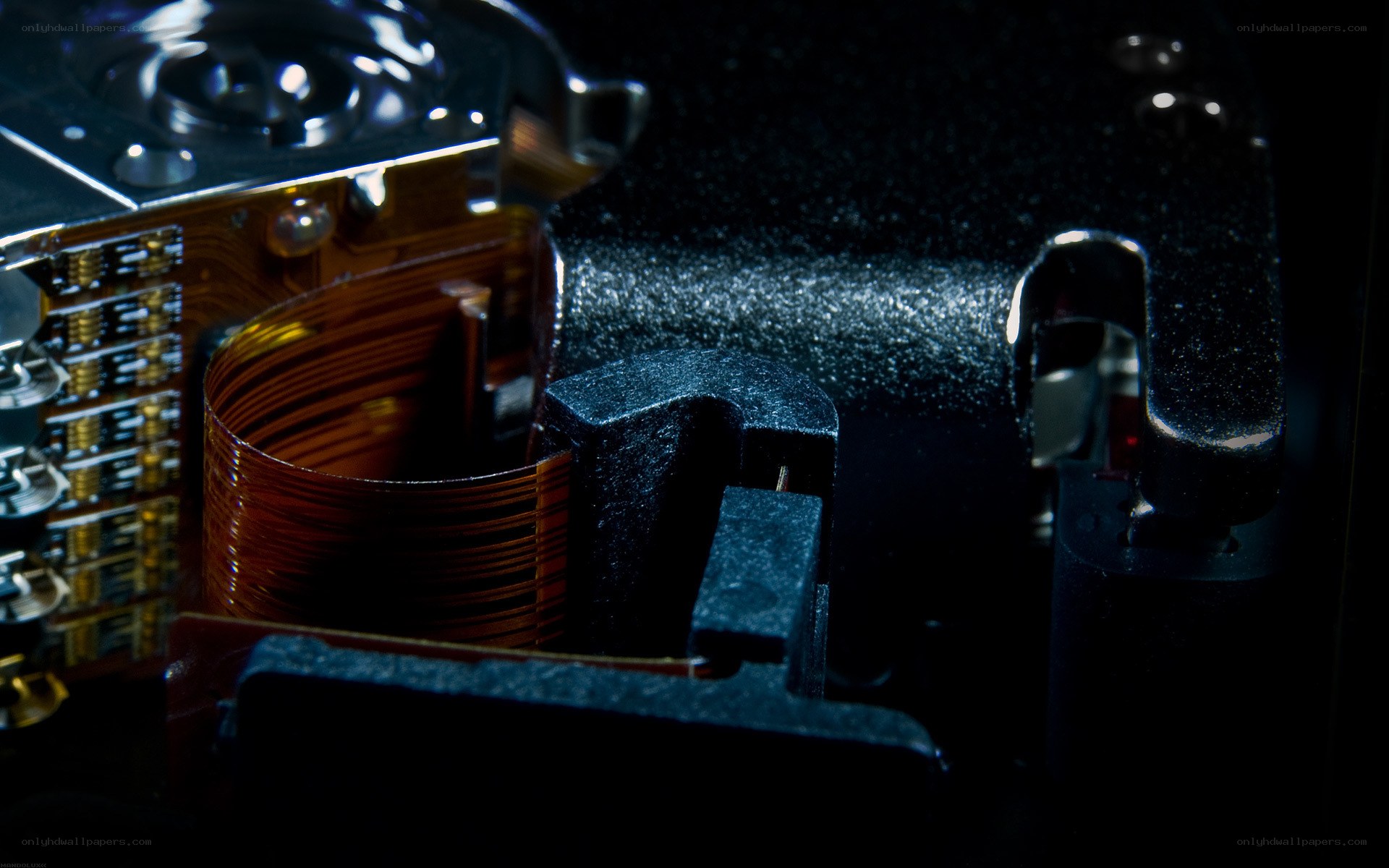 Close-up of electronic components