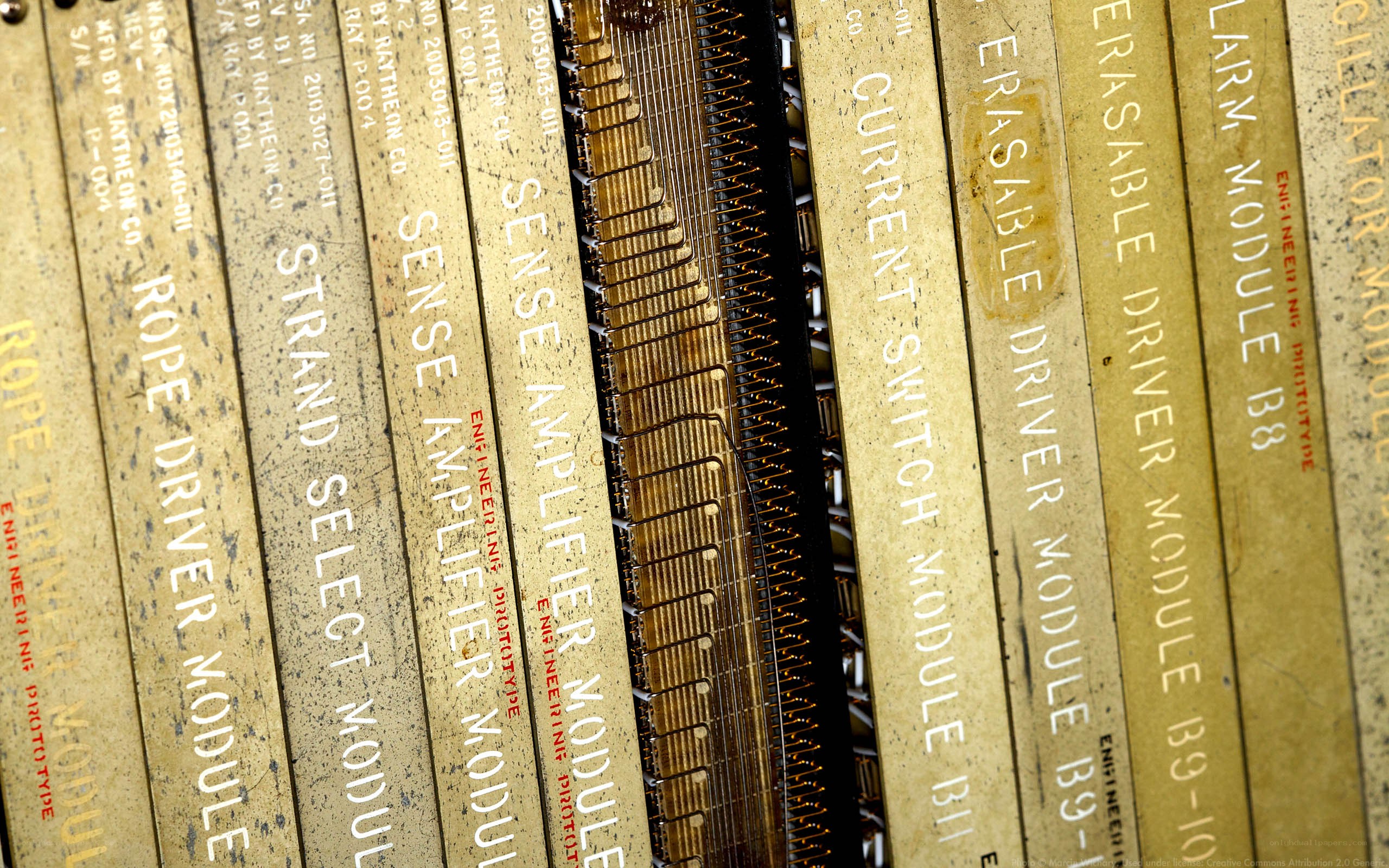 Close-up of electronic modules