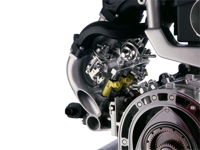Close-up of Engine Components — Silver, Technical