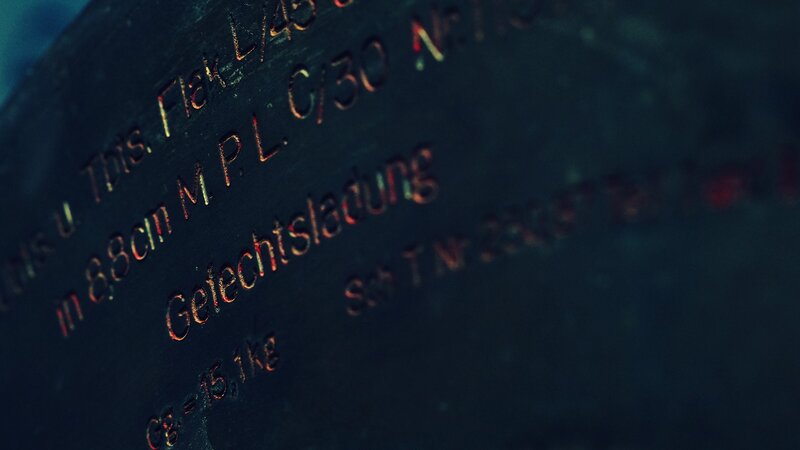 Close-up of Engraved Text